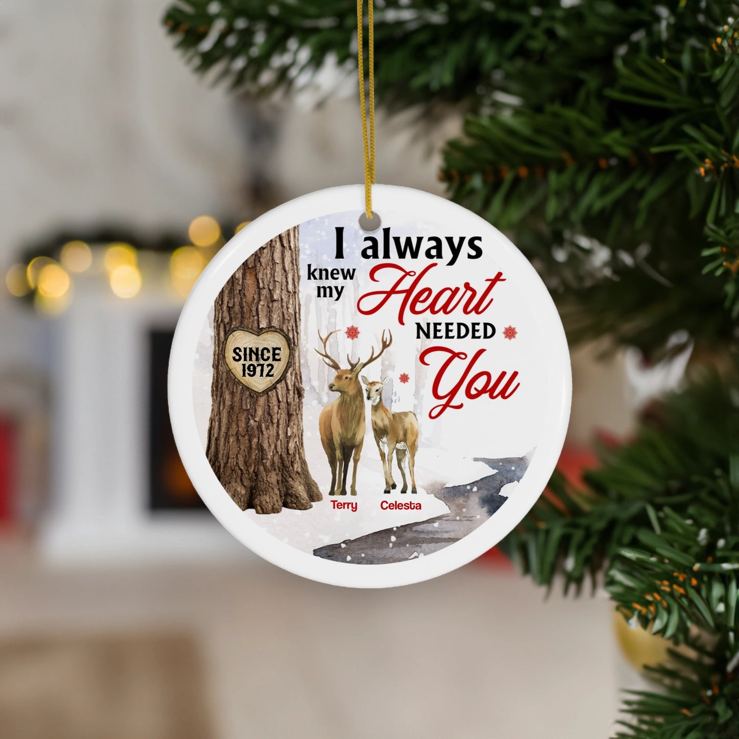 My Heart Needed You Ornament - A Cherished Keepsake