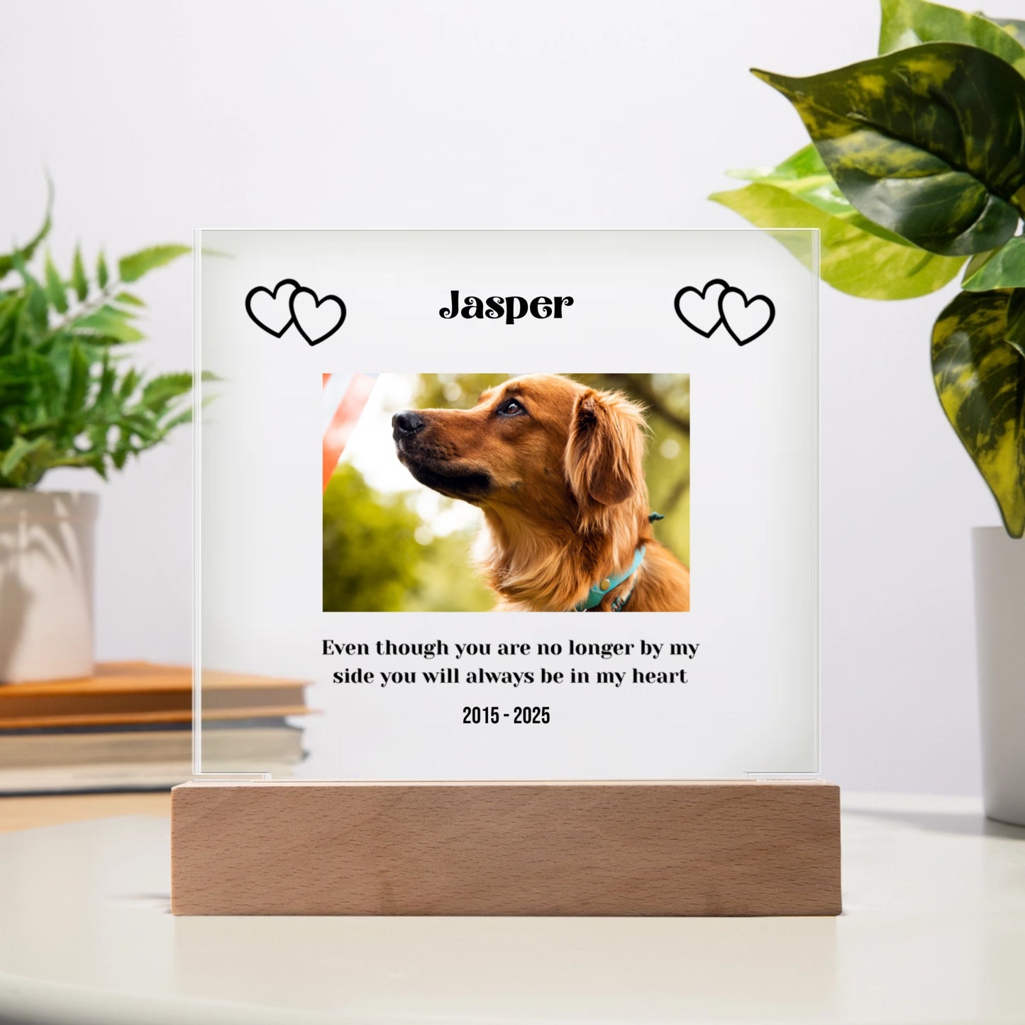 Pet Memorial Plaque – Personalized Remembrance for Your Beloved Pet