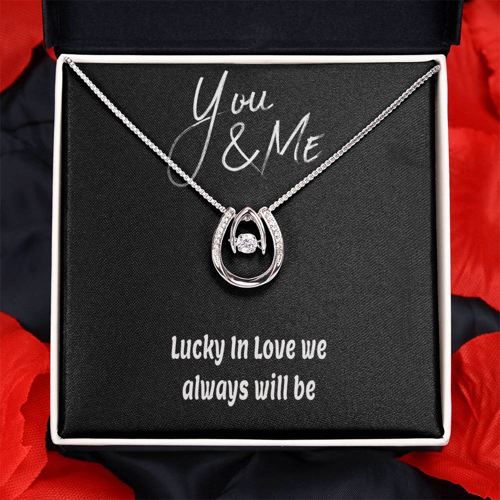 Lucky In Love Hand. Crafted Necklace