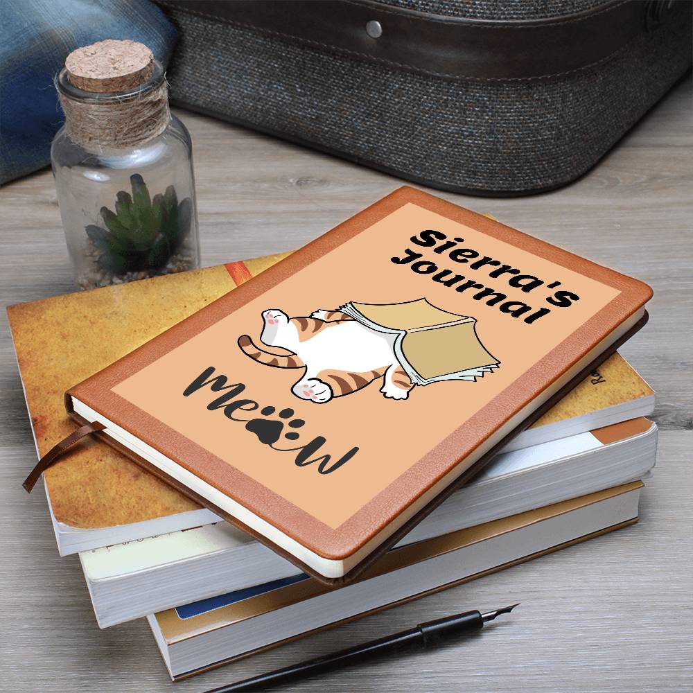 Graphic Journal with Custom Name