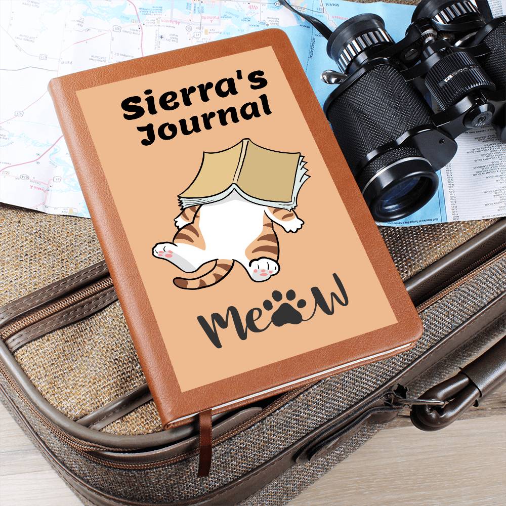 Graphic Journal with Custom Name