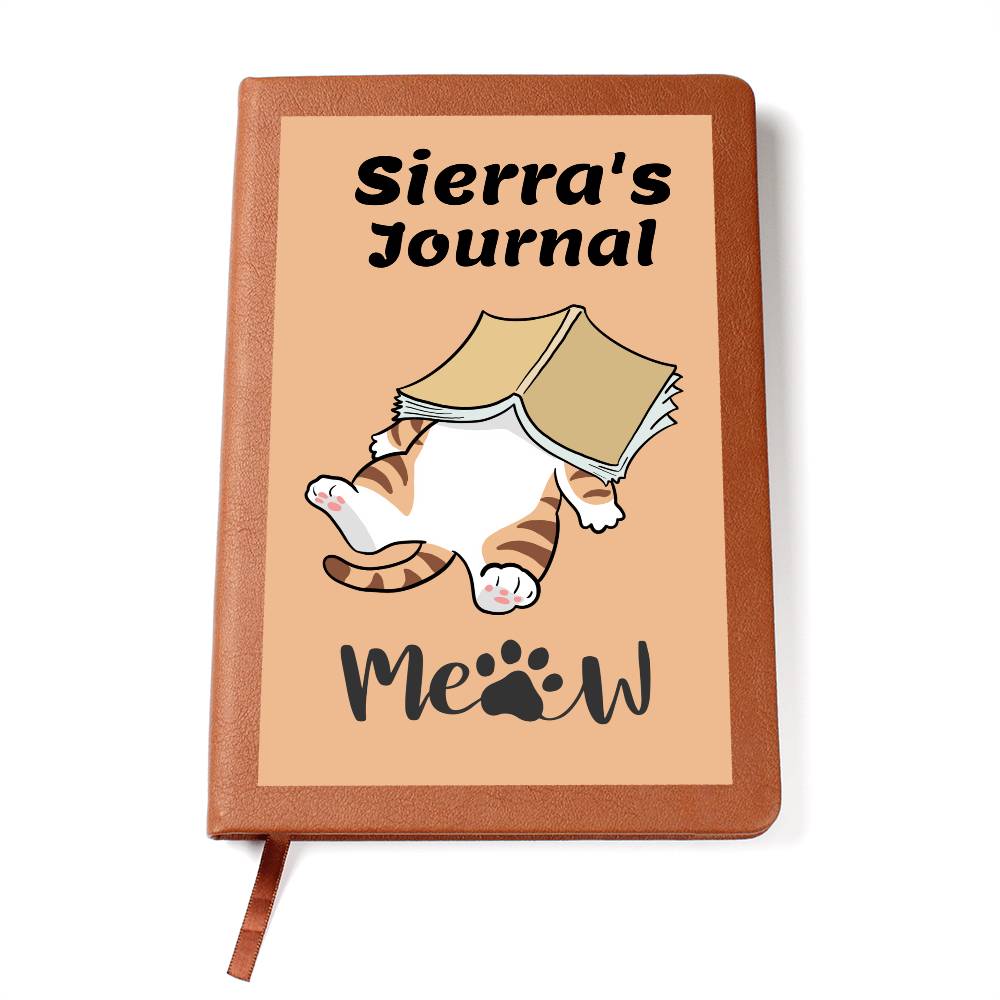 Graphic Journal with Custom Name