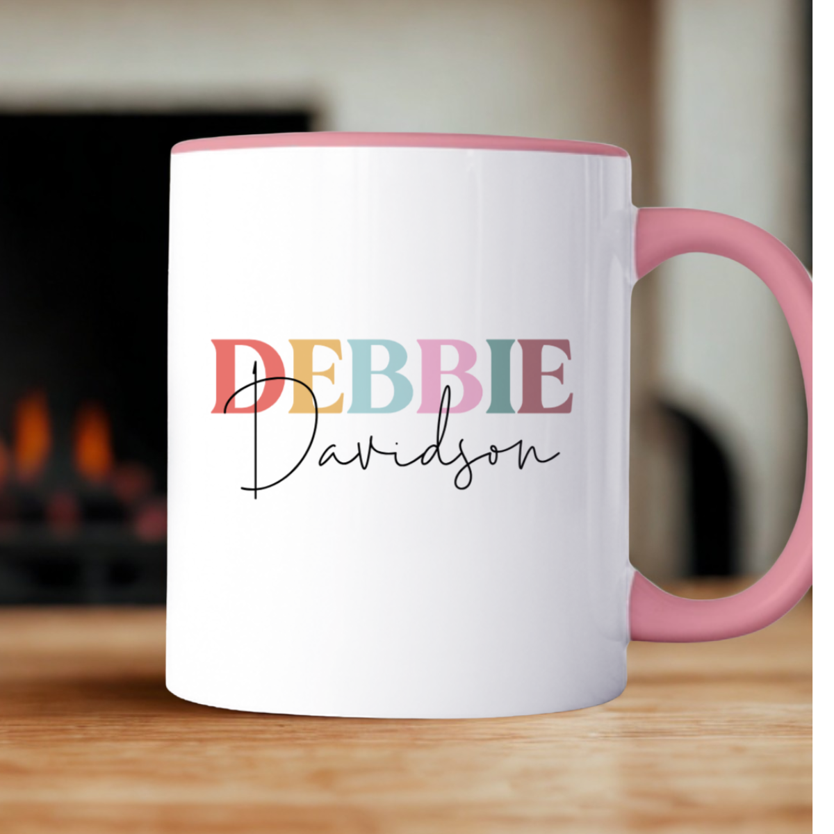 Happy Retirement Mug Personalized with Name on One Side