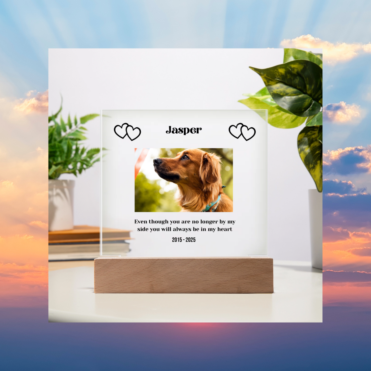Pet Memorial Plaque – Personalized Remembrance for Your Beloved Pet