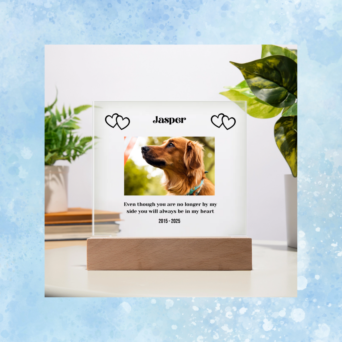 Pet Memorial Plaque – Personalized Remembrance for Your Beloved Pet