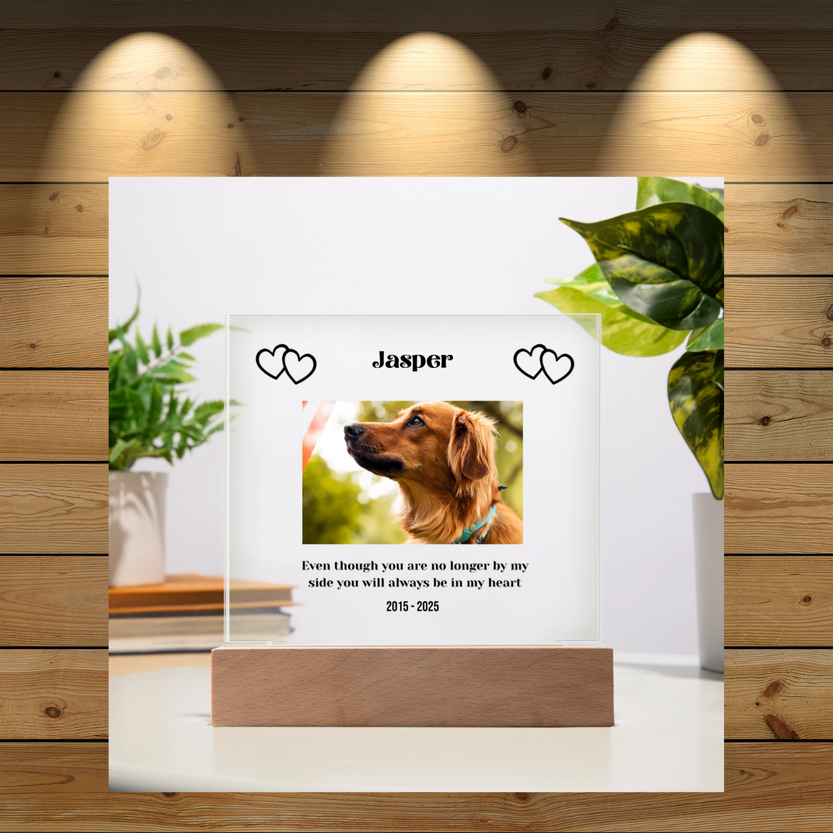 Pet Memorial Plaque – Personalized Remembrance for Your Beloved Pet