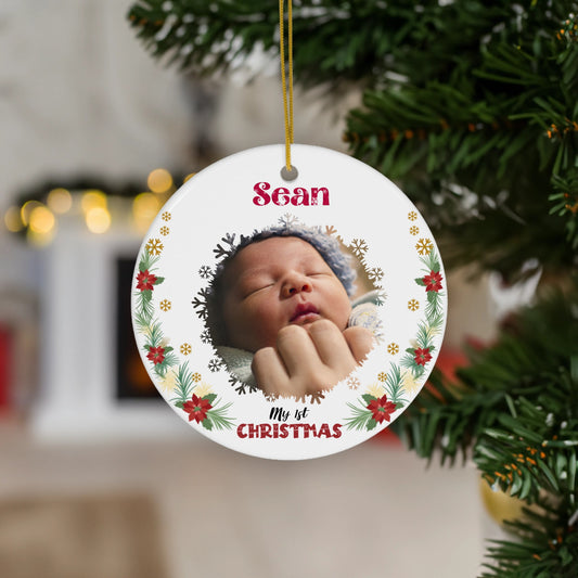 My First Christmas Keepsake Ornament - Celebrate Your Baby's First Holiday