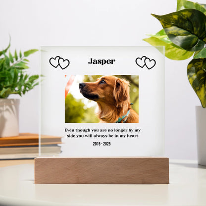 Pet Memorial Plaque – Personalized Remembrance for Your Beloved Pet